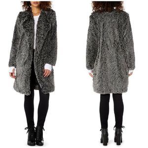 Plush Yarn Faux Fur Cozy Long Oversized Coat